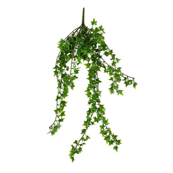 27.5" Artificial Green Ivy Hanging Bush (3 pack)