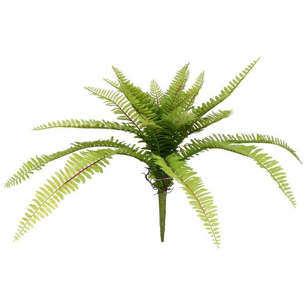 19" Artificial Green Long Fern Spray