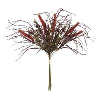 Vickerman 27" Artificial Burgundy Euphoria Onion Grass Bush