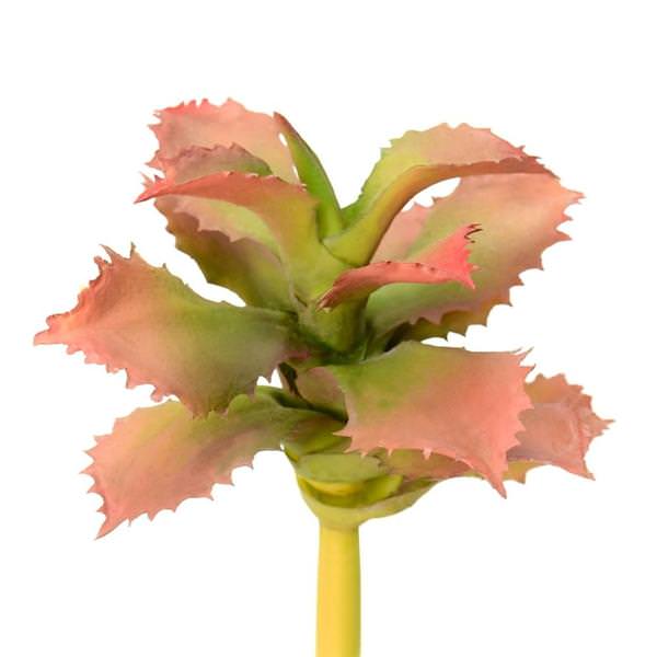 5" Artificial Red / Green Succulent Stem (3 pack)
