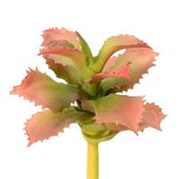 View 5" Artificial Red / Green Succulent Stem (3 pack)