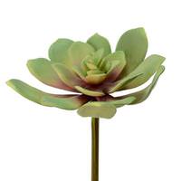 Vickerman 5.5" Artificial Green Echeveria Pick (3 pack)