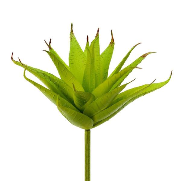 6" Artificial Green Aloe Pick (3 pack)
