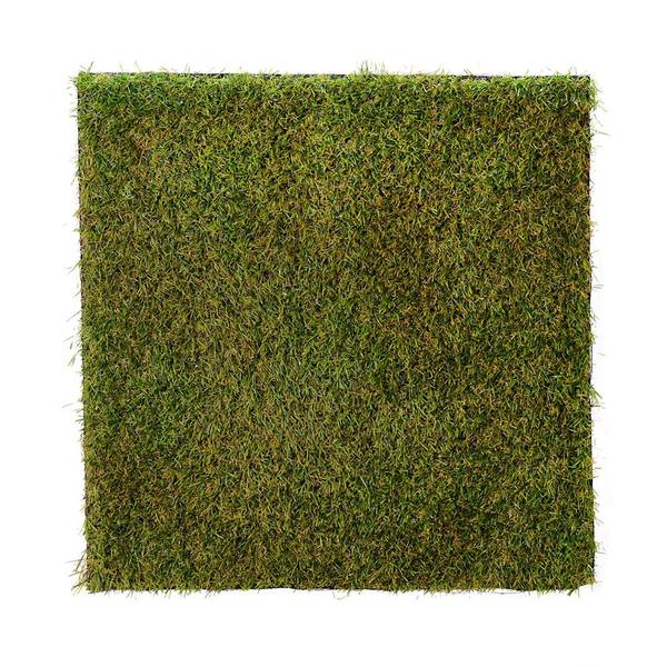 19.75" Artificial Square Green Grass Mat (3 pack)