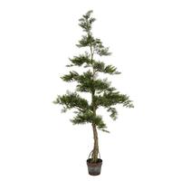 View 5' Artificial Cedar Tree in Planter Pot
