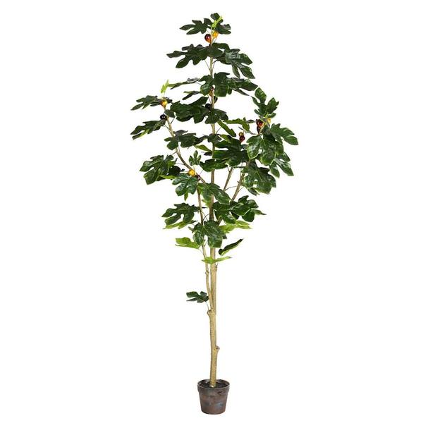 6' Artificial Fig Tree in Planter Pot