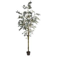 View 8' Artificial Olive Tree in Planter Pot