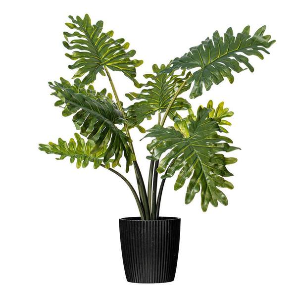 25" Artificial Potted Grand Philodendron Plant