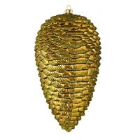 Vickerman 7" Olive Matte Glitter Pine Cone Ornament (4 pack)