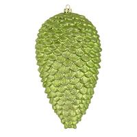 Vickerman 10" Celadon Matte Glitter Pine Cone Ornament (2 pack)