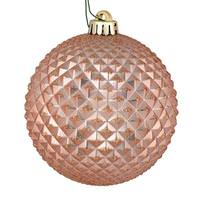 Vickerman 2.75" Rose Gold Durian Glitter Ball Ornament (12 pack)