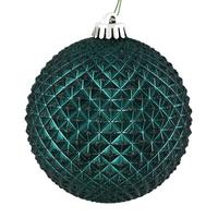 Vickerman 2.75" Sea Blue Durian Glitter Ball Ornament (12 pack)