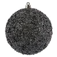 Vickerman 8" Limestone Beaded Ball Ornament (2 pack)