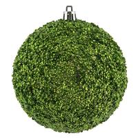 Vickerman 6" Celadon Beaded Ball Ornament (4 pack)