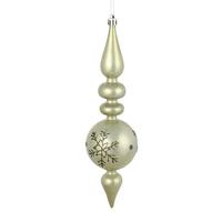 Vickerman 10" Wrought Iron Candy Snowflake Finial Ornament (4 pack)