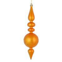 Vickerman 10" Antique Gold Candy Snowflake Finial Ornament (4 pack)