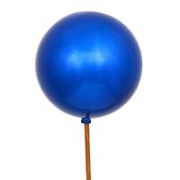 Vickerman 18" Blue Ball Ornament Pick (6 pack)