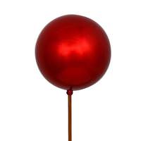 Vickerman 18" Red Ball Ornament Pick (6 pack)