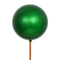 Vickerman 18" Green Ball Ornament Pick (6 pack)