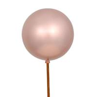 Vickerman 18" Rose Gold Ball Ornament Pick (6 pack)