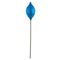 Vickerman 18" Blue Swirl Ornament Pick (6 pack)