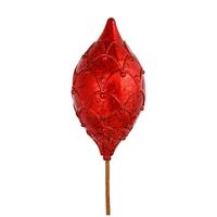 Vickerman 18" Red Swirl Ornament Pick (6 pack)