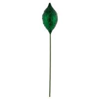 Vickerman 18" Green Swirl Ornament Pick (6 pack)