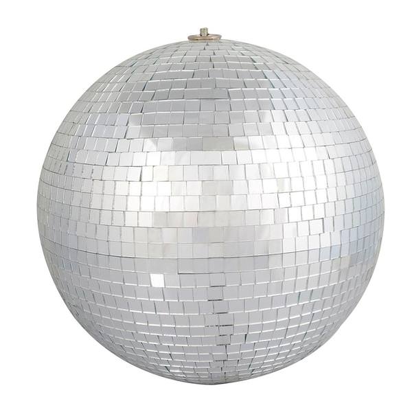 8" Silver Mirror Ball Ornament