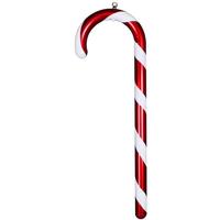 Vickerman 24" Red / White Glitter Candy Cane Ornament