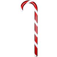 Vickerman 60" Red / White Glitter Candy Cane Ornament