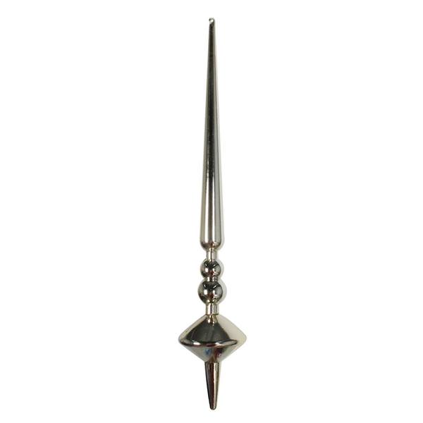 12" Champagne Shiny Cupola Finial Ornament (3 pack)