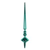 Vickerman 12" Teal Shiny Cupola Finial Ornament (3 pack)