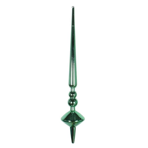 12" Seafoam Green Shiny Cupola Finial Ornament (3 pack)