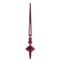 Vickerman 12" Mauve Shiny Cupola Finial Ornament (3 pack)