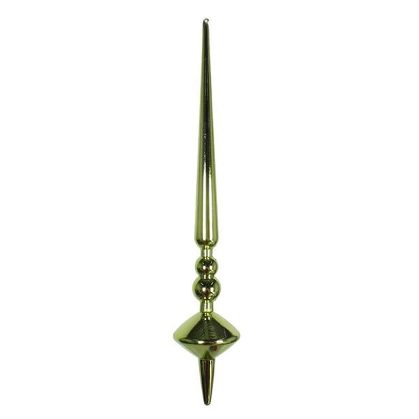 12" Celadon Shiny Cupola Finial Ornament (3 pack)