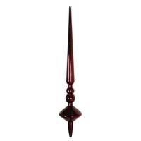 Vickerman 12" Burgundy Shiny Cupola Finial Ornament (3 pack)