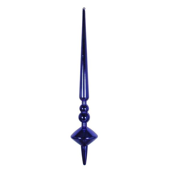 12" Purple Shiny Cupola Finial Ornament (3 pack)