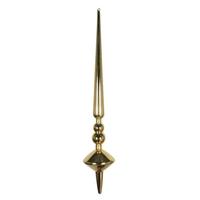 Vickerman 12" Gold Shiny Cupola Finial Ornament (3 pack)