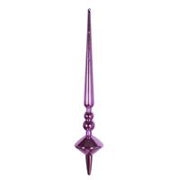 Vickerman 12" Orchid Shiny Cupola Finial Ornament (3 pack)