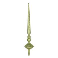 Vickerman 12" Lime Glitter Cupola Finial Ornament (3 pack)