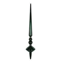 Vickerman 12" Midnight Green Shiny Cupola Finial Ornament (3 pack)