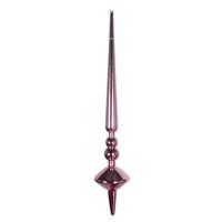 Vickerman 12" Pink Shiny Cupola Finial Ornament (3 pack)
