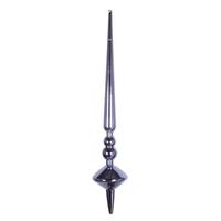 Vickerman 12"   Lavender Shiny Cupola Finial Ornament (3 pack)