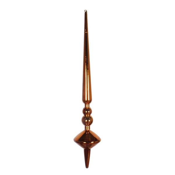 12"   Copper Shiny Cupola Finial Ornament (3 pack)