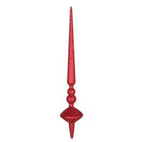 Vickerman 18" Red Glitter Cupola Finial Ornament (2 pack)