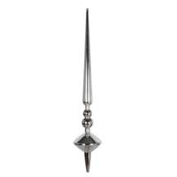 View 18" Silver Shiny Cupola Finial Ornament (2 pack)