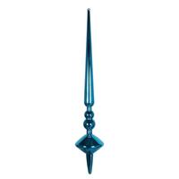 Vickerman 18" Turquoise Shiny Cupola Finial Ornament (2 pack)