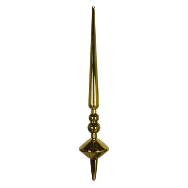 18" Olive Shiny Cupola Finial Ornament (2 pack)