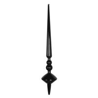 Vickerman 18" Black Shiny Cupola Finial Ornament (2 pack)