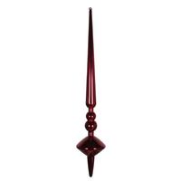 Vickerman 18" Wine Shiny Cupola Finial Ornament (2 pack)